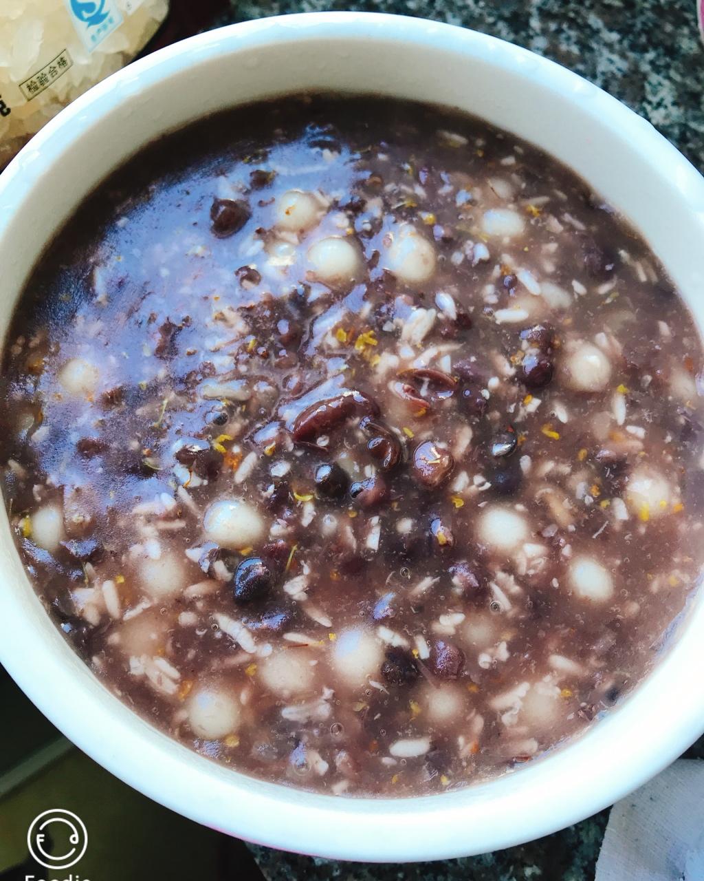 蜜豆桂花酒酿元宵