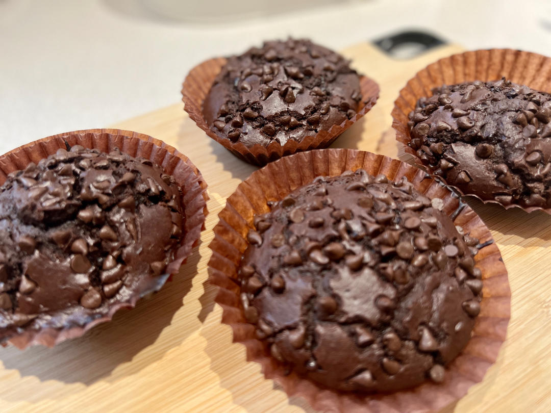 在家做巧克力蘑菇头麦芬蛋糕🍫