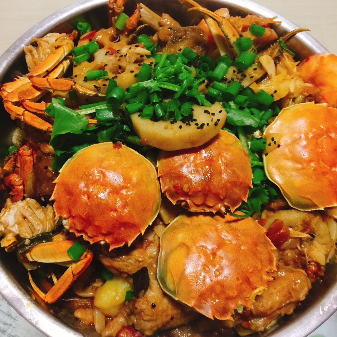 多嘴肉蟹煲