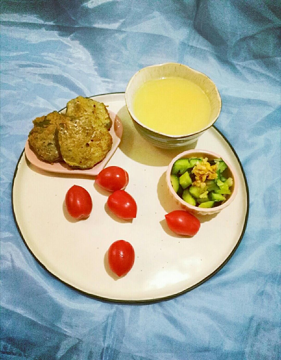 黄金豆渣饼