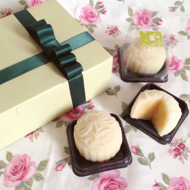 传说中的大班冰皮月饼 终于能尝到啦～