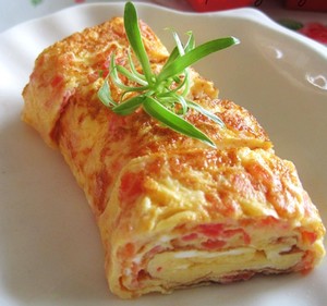 中式厚蛋烧—周末早餐必备的做法 步骤4