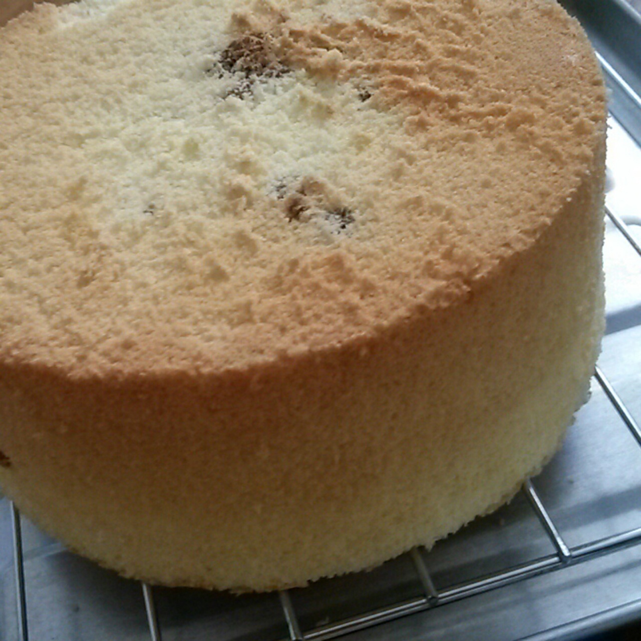 6寸原味戚风蛋糕