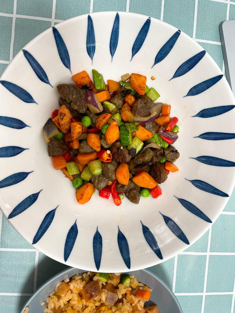 豌豆炒肉末