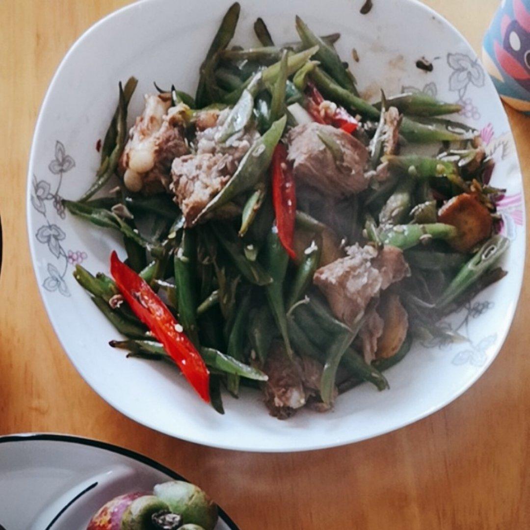 家常四季豆炒肉