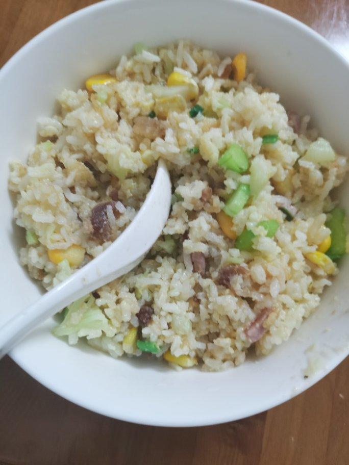 减脂餐♥低脂欧阳娜娜无米花菜炒饭