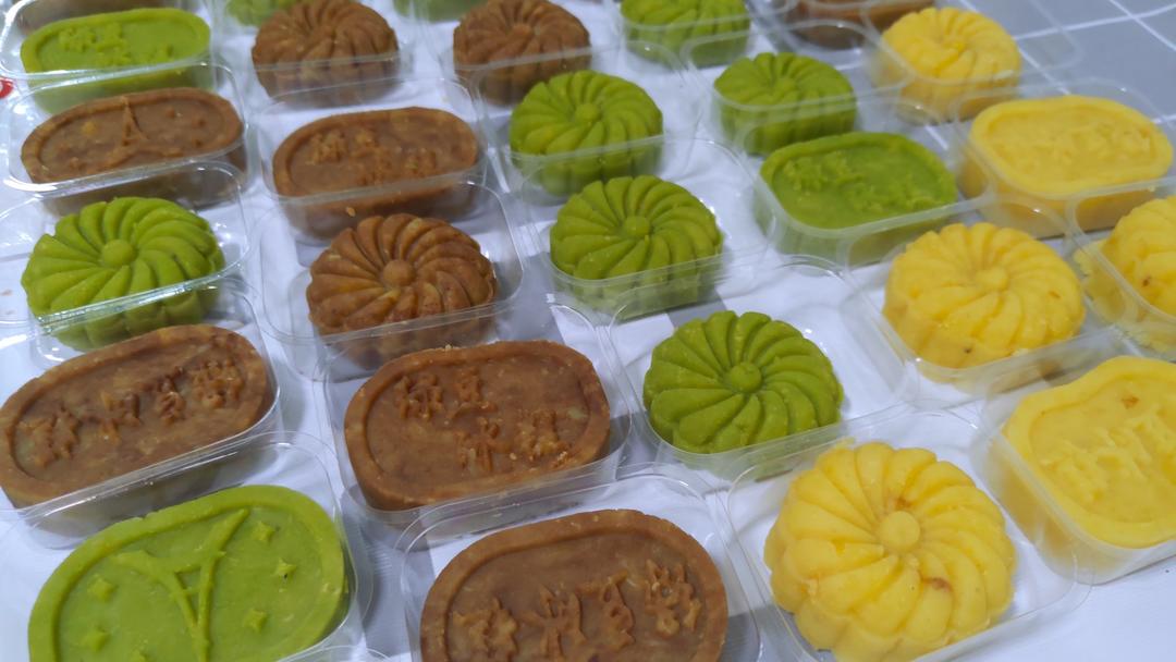 省时简易绿豆糕-免泡豆免过筛