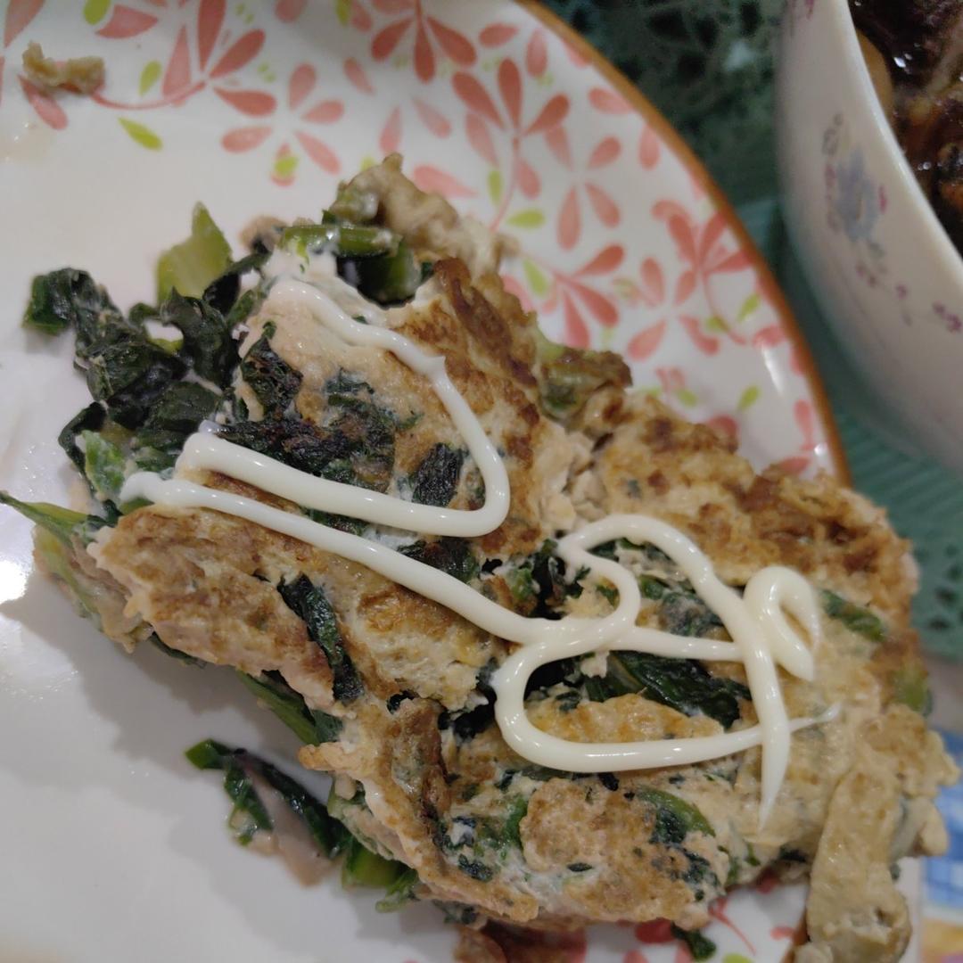 多汁油麦菜厚蛋烧