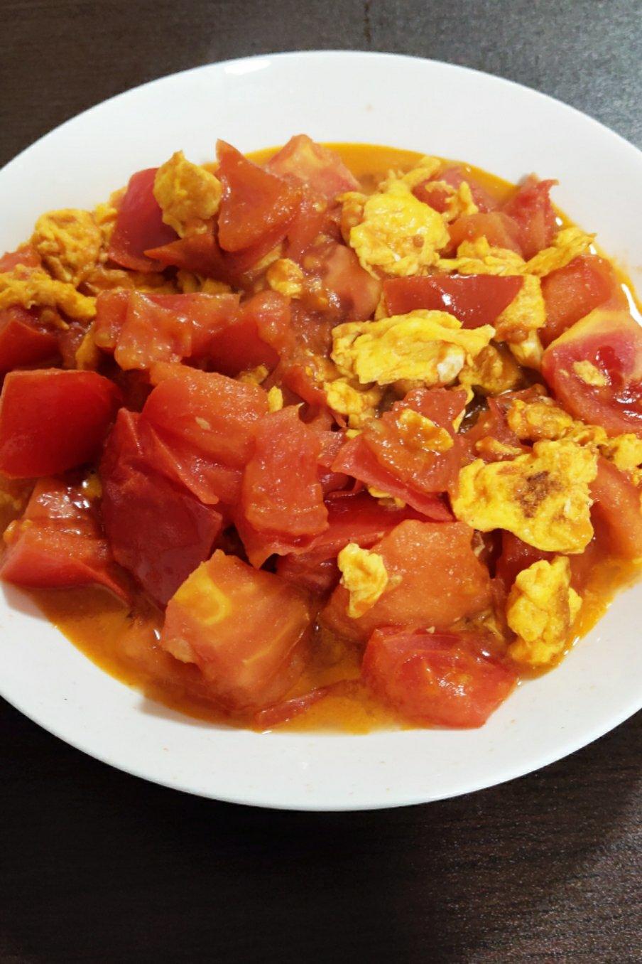 linda33做的番茄炒蛋