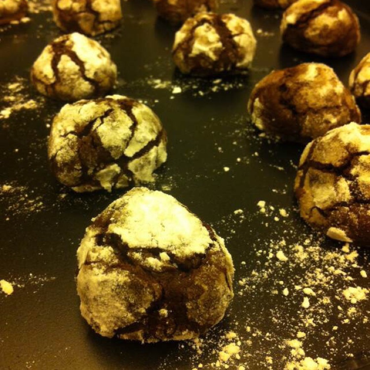 巧克力裂纹曲奇