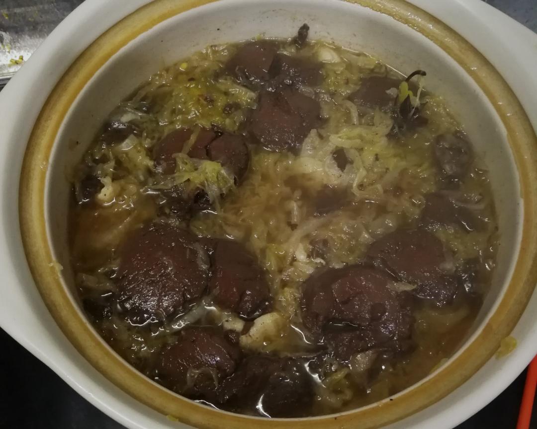 酸菜炖血肠