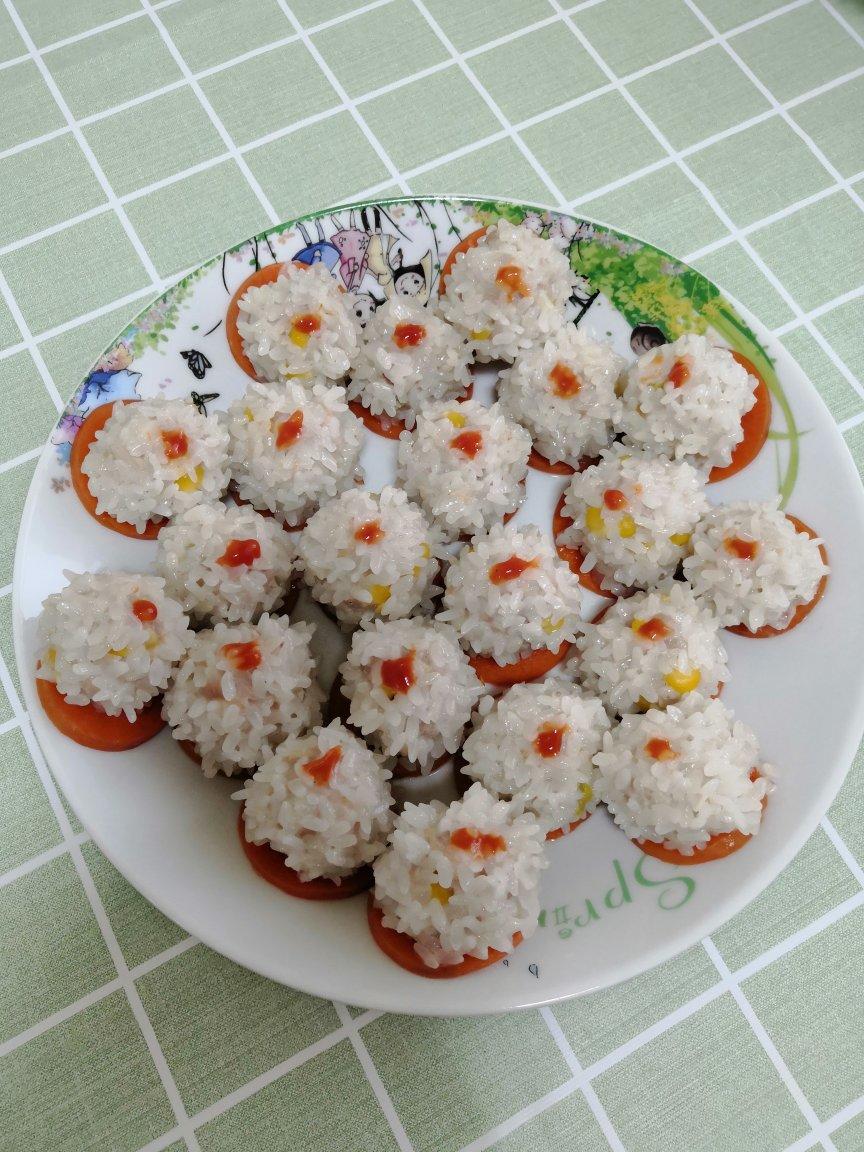 蒸糯米丸子