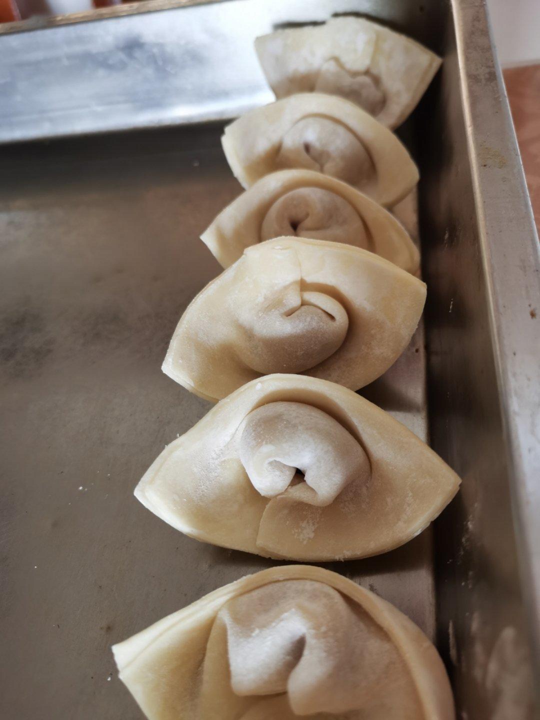 上海大馄饨包法