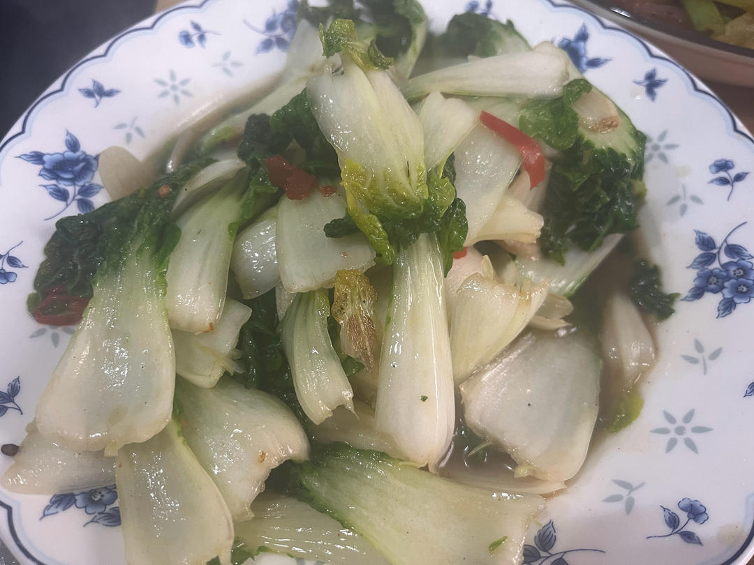炝炒黄心菜