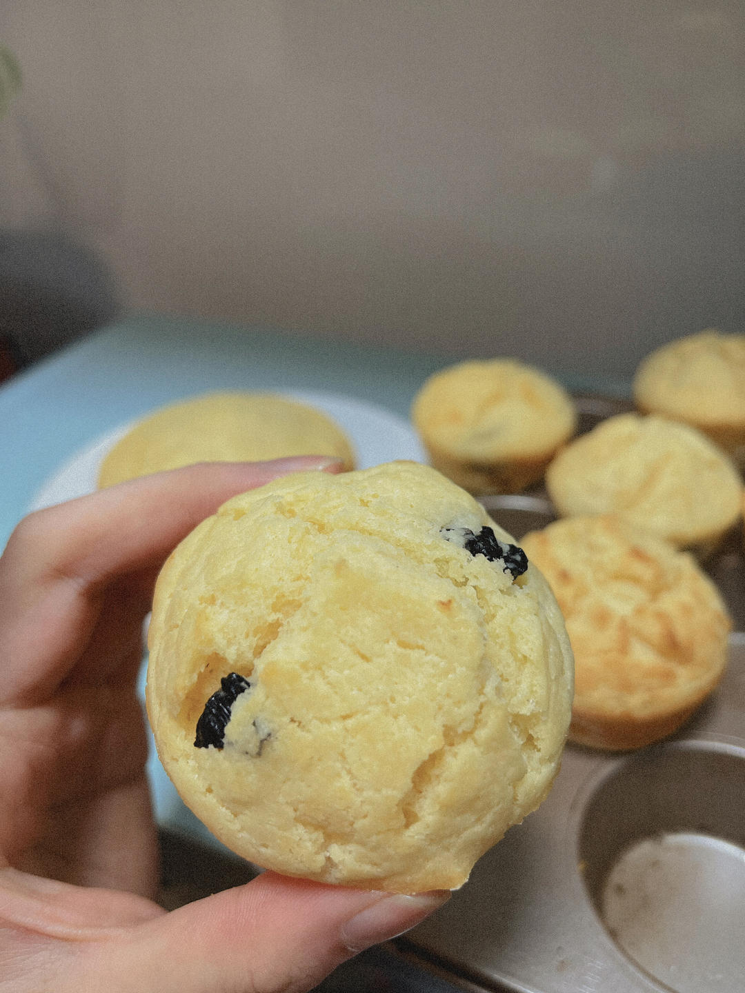 搅一搅就🉑成功的会爆浆㊙️蓝莓麦芬 🥄