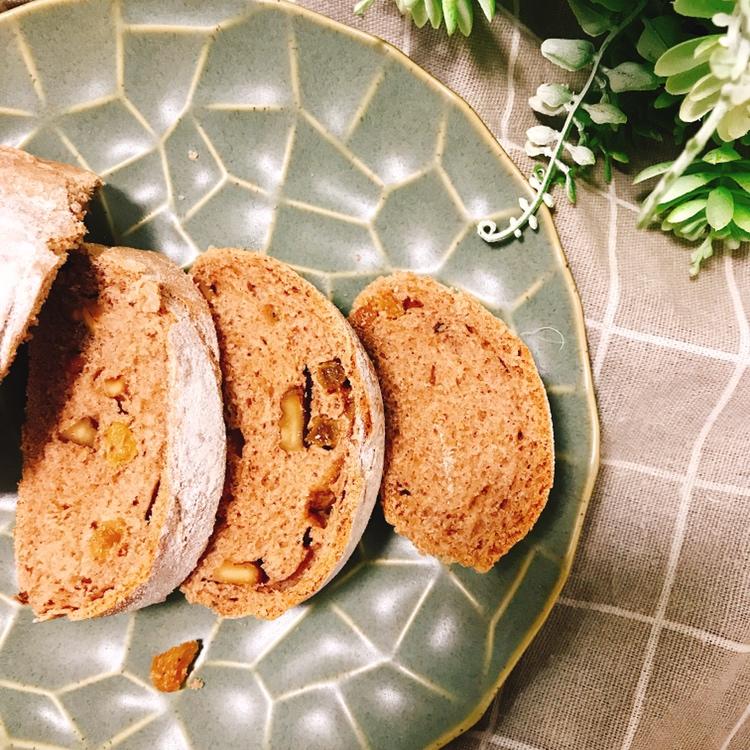 黑麦核桃红糖面包