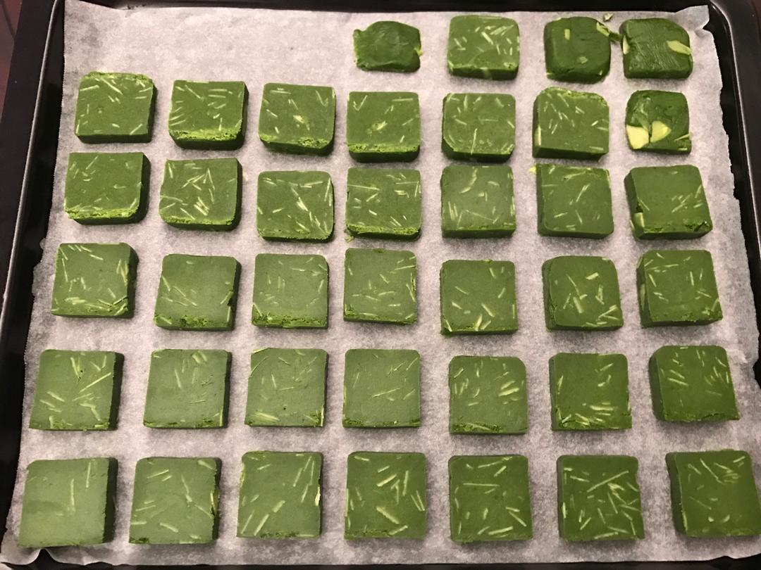 抹茶手作 | 抹茶杏仁饼干