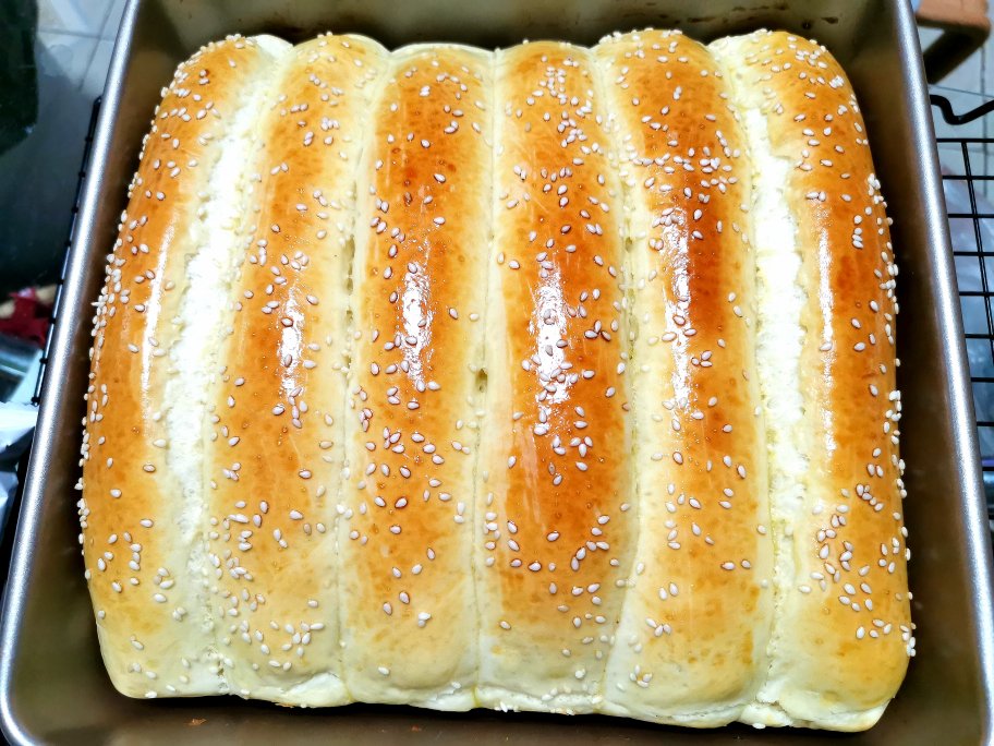 蜂蜜淡奶油面包#美味排包#