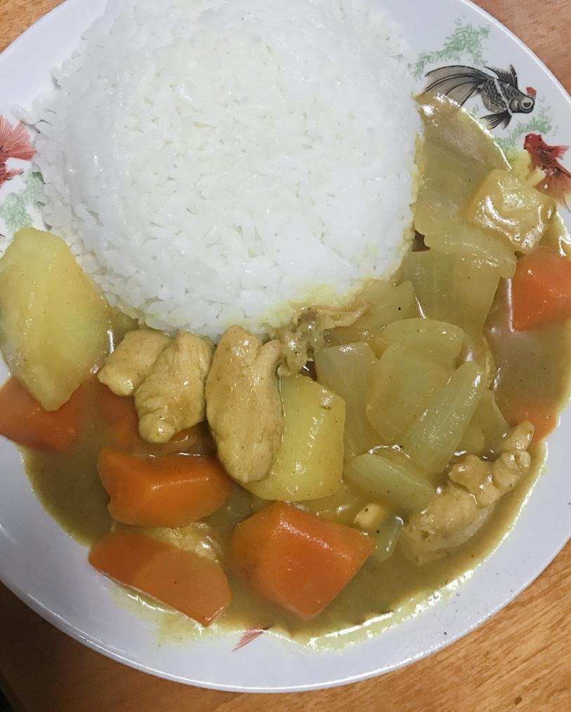 咖喱鸡肉饭