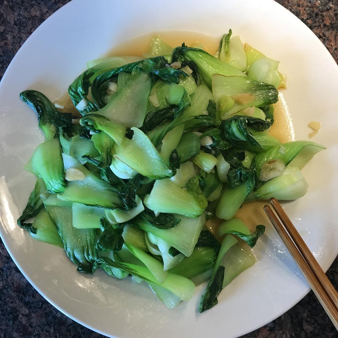 蒜蓉炒奶白菜