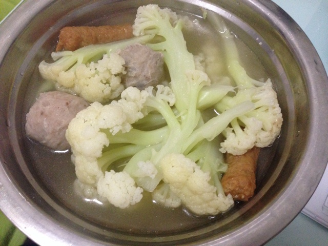 花菜三鲜汤