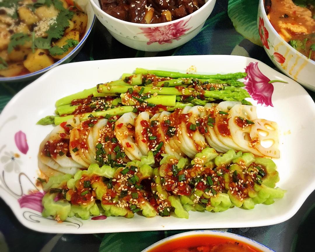 树417做的凉拌三样菜