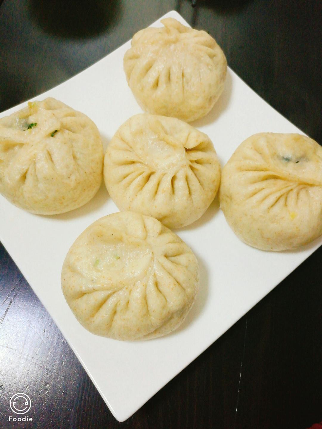 节省一半时间的大包子（另付翠绿菜包子，肉包子，腹黑包子食谱）