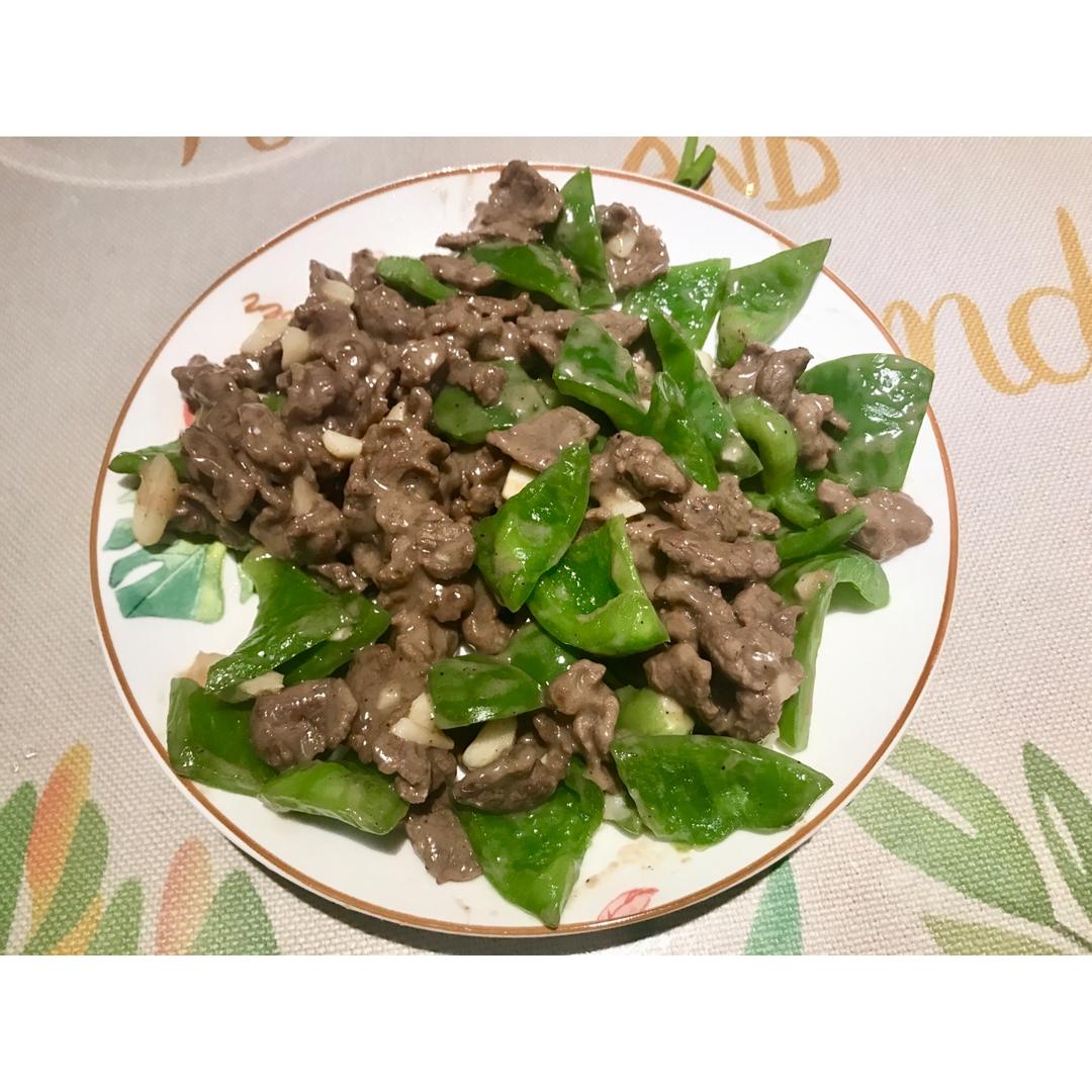 青椒炒牛肉
