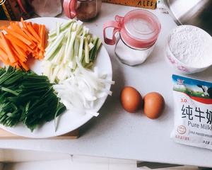 超级简单的韩式韭菜饼的做法 步骤1