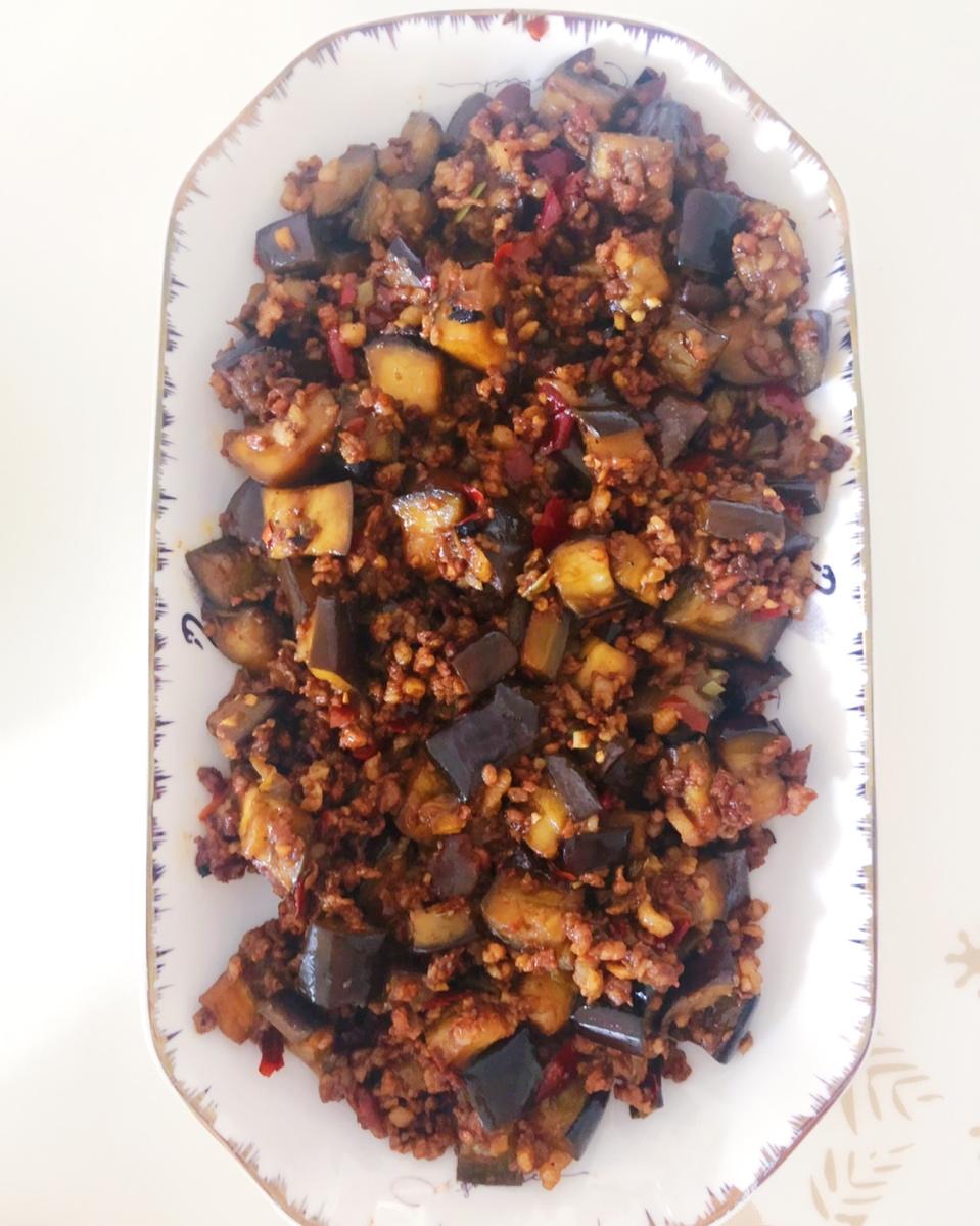肉沫烧茄子(无敌下饭菜)