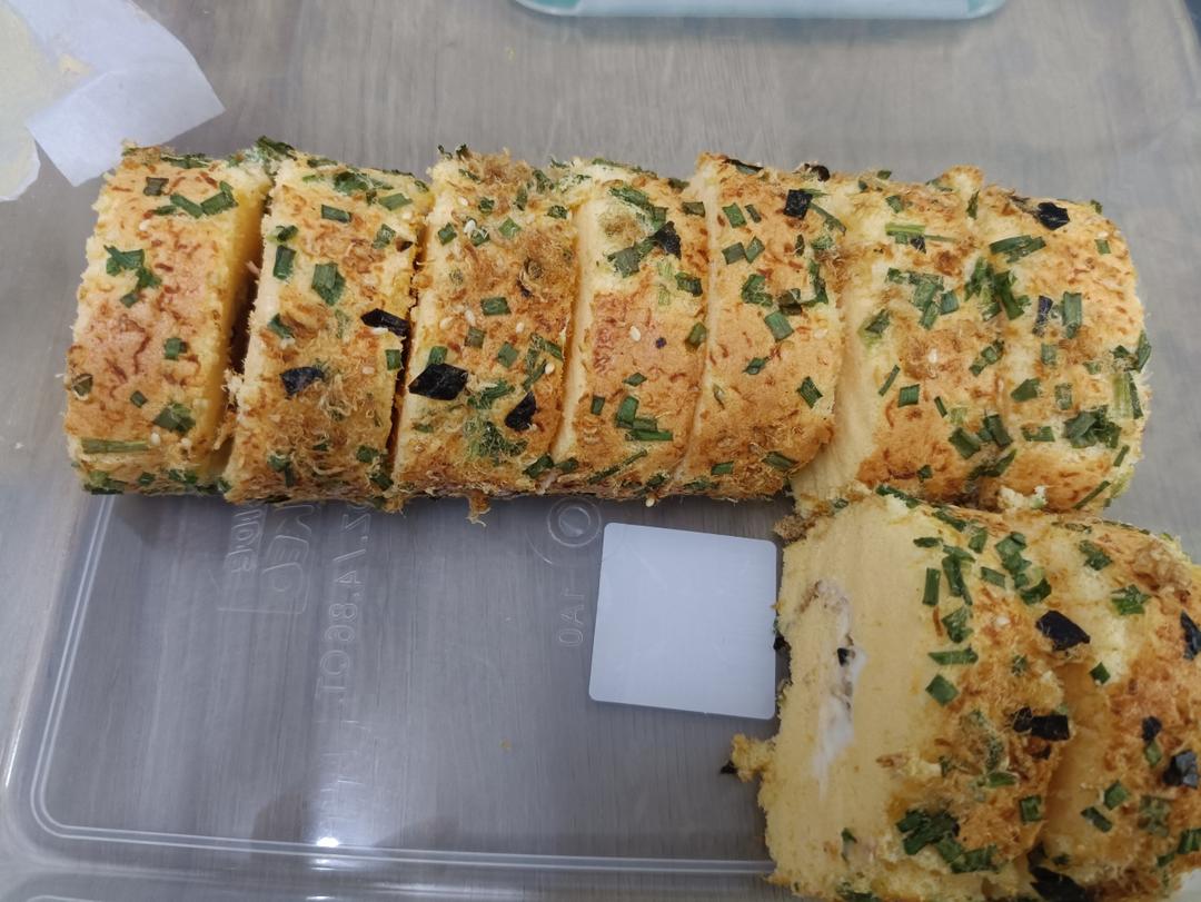 香葱肉松卷 蛋糕卷-无敌美味