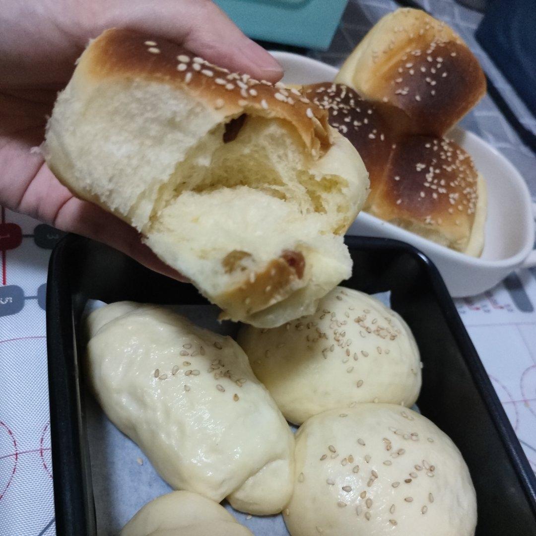 🥛超简单快手，柔软拉丝，一次发酵，牛奶小餐包