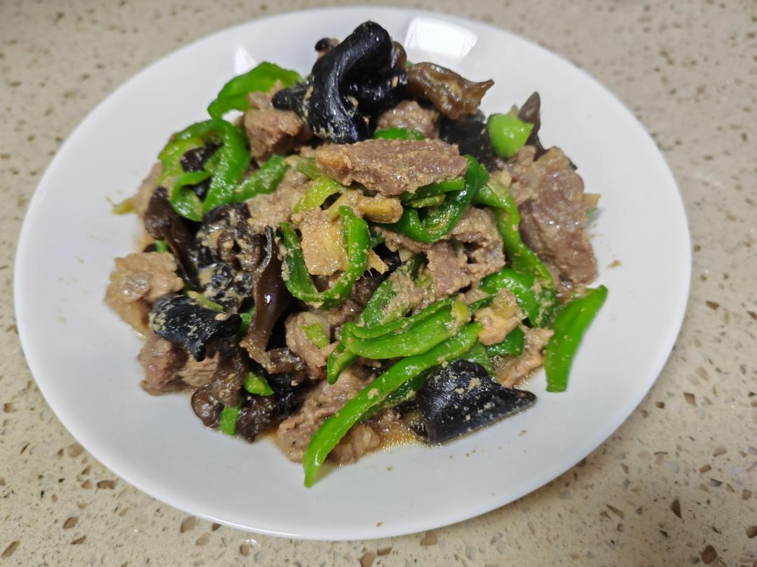 青椒炒牛肉