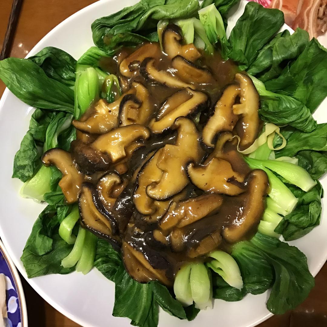 蚝油香菇油菜