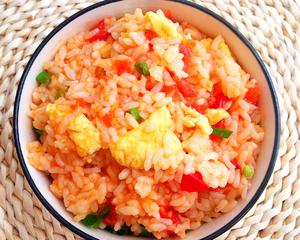 剩米饭这么做❗️连吃三碗都不够🍅番茄鸡蛋烩饭的做法 步骤2