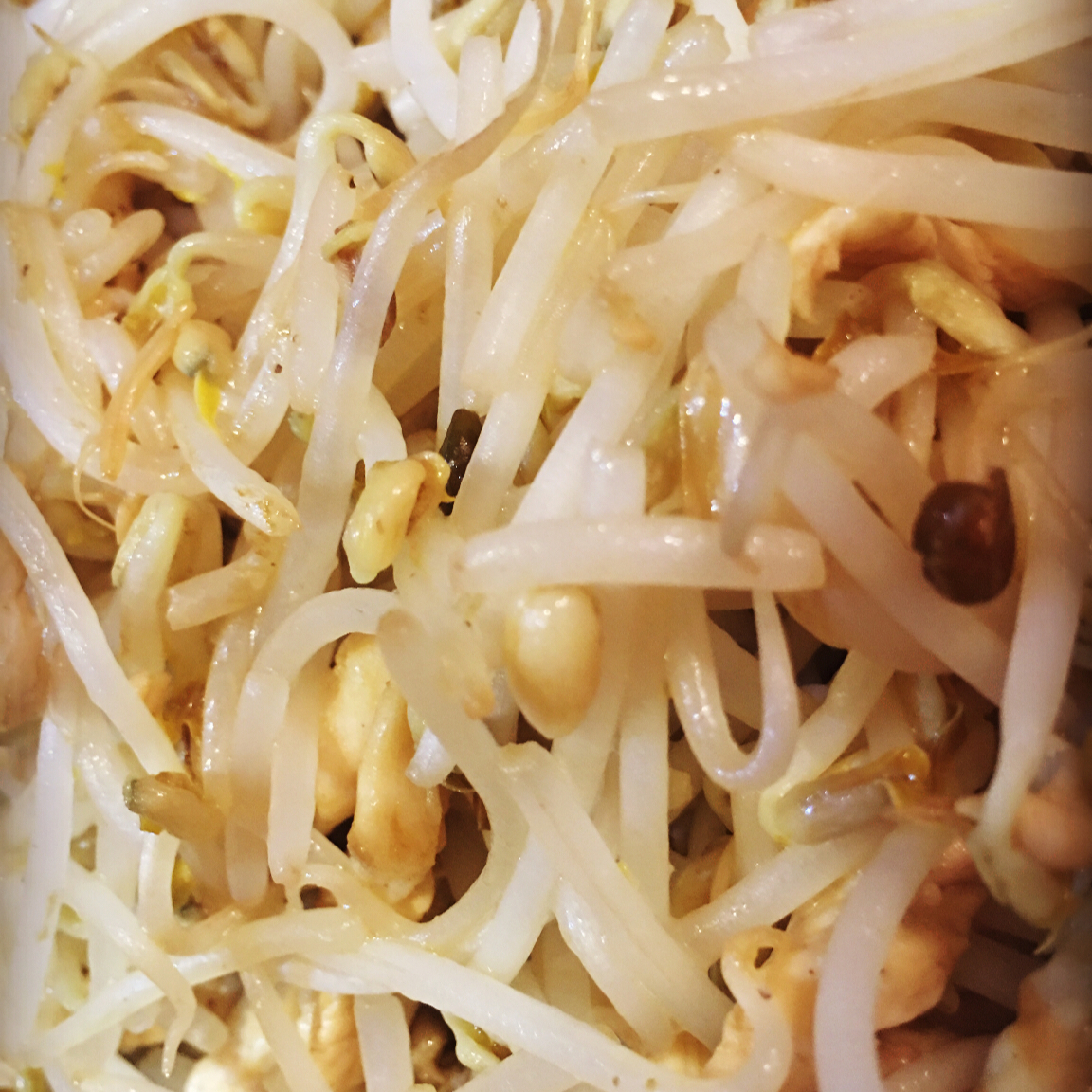 鸡丝炒豆芽