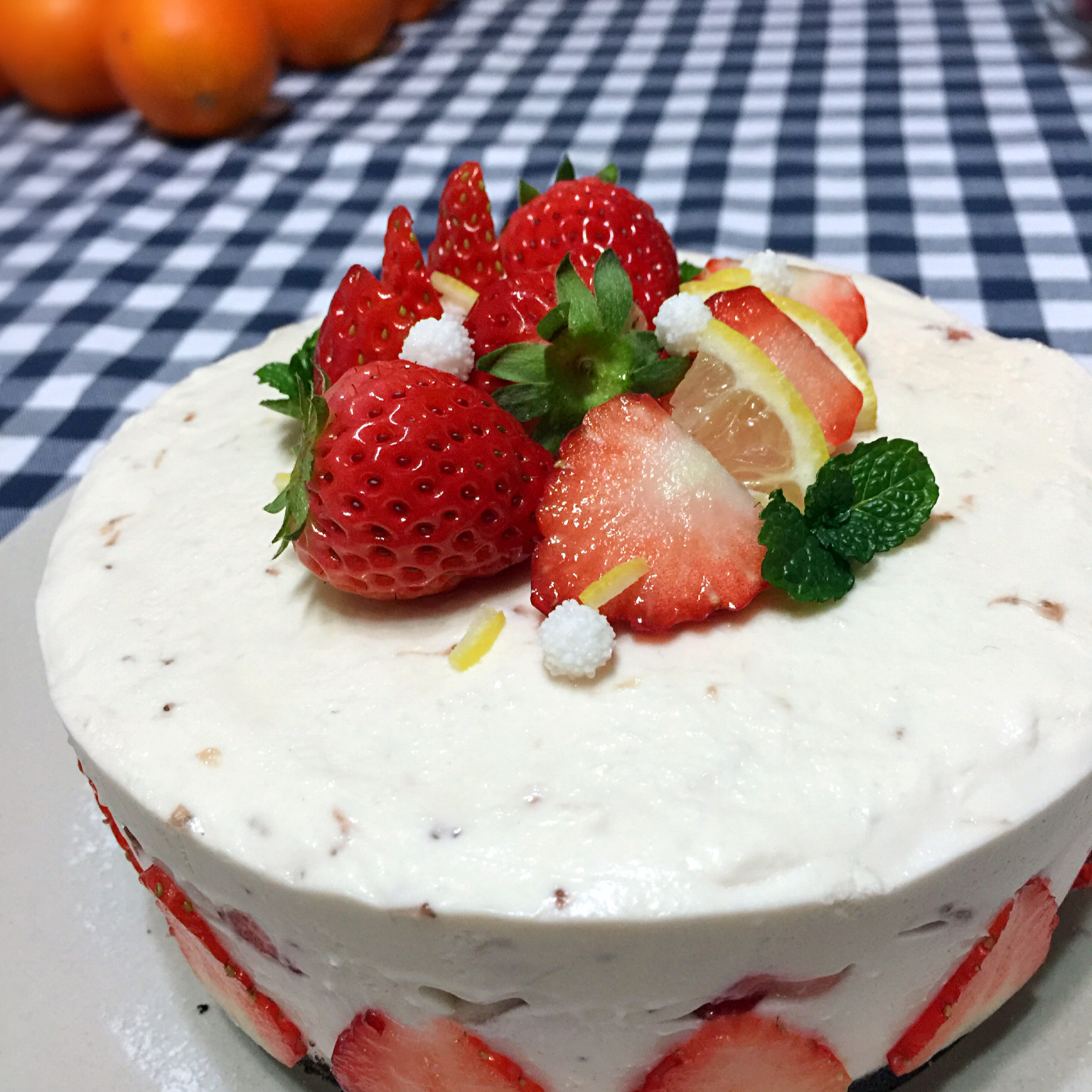 《Tinrry下午茶》教你做草莓芝士慕斯（6寸配方）