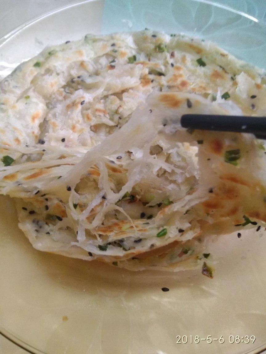 层薄如纸外酥内软的手抓饼&葱油饼