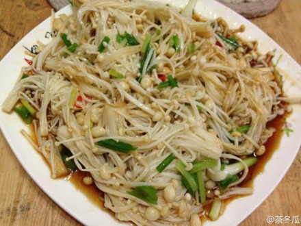 白灼金针菇