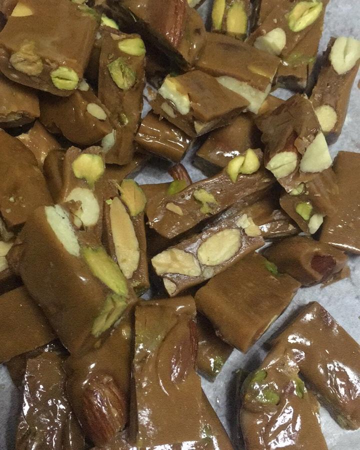 海盐杏仁太妃糖