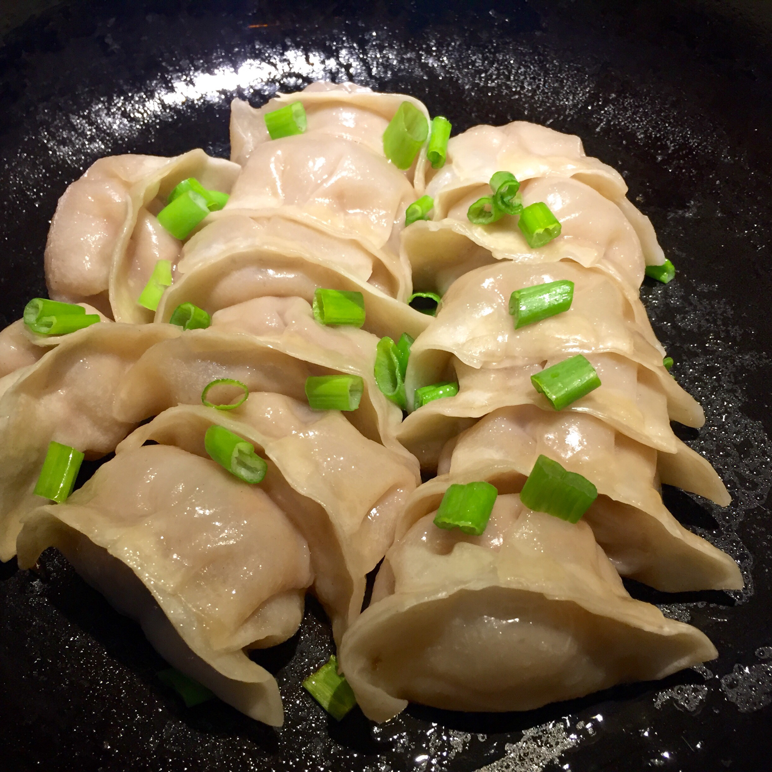 猪肉大葱锅贴
