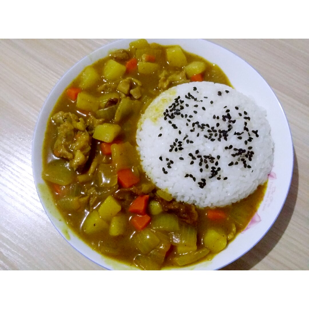 咖喱鸡饭