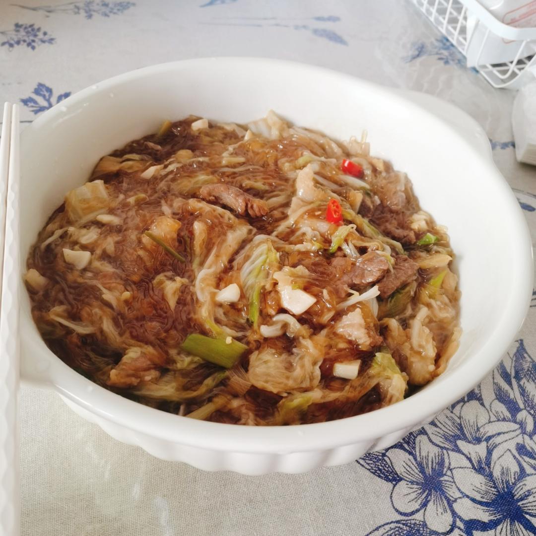 地道东北猪肉白菜炖粉条