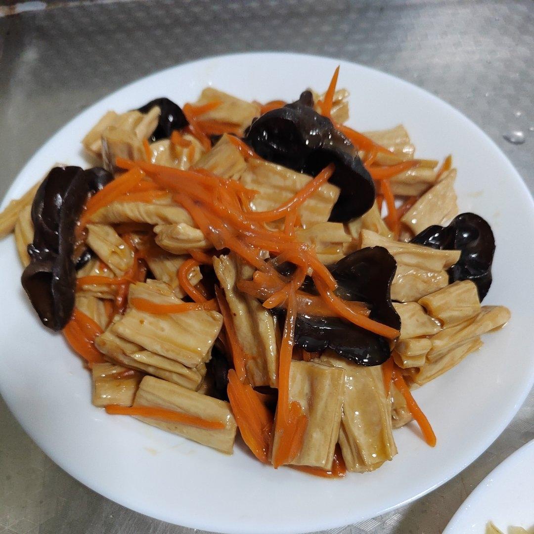 比肉还好吃的烧腐竹