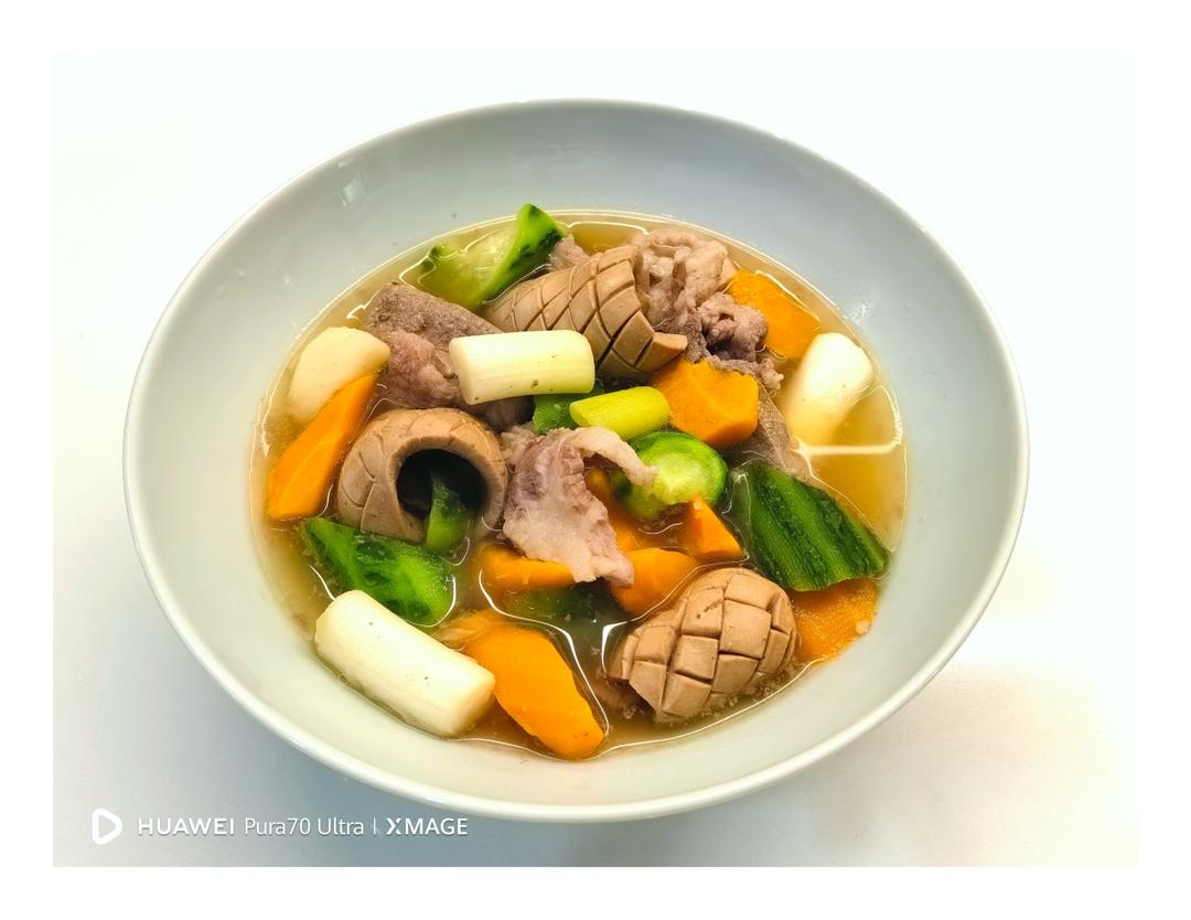 哥四仔做的八刀汤