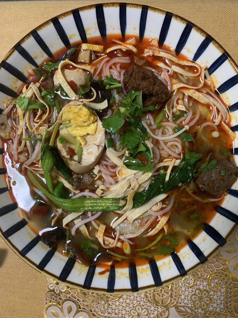 家庭版小锅米线(屏边老式做法)