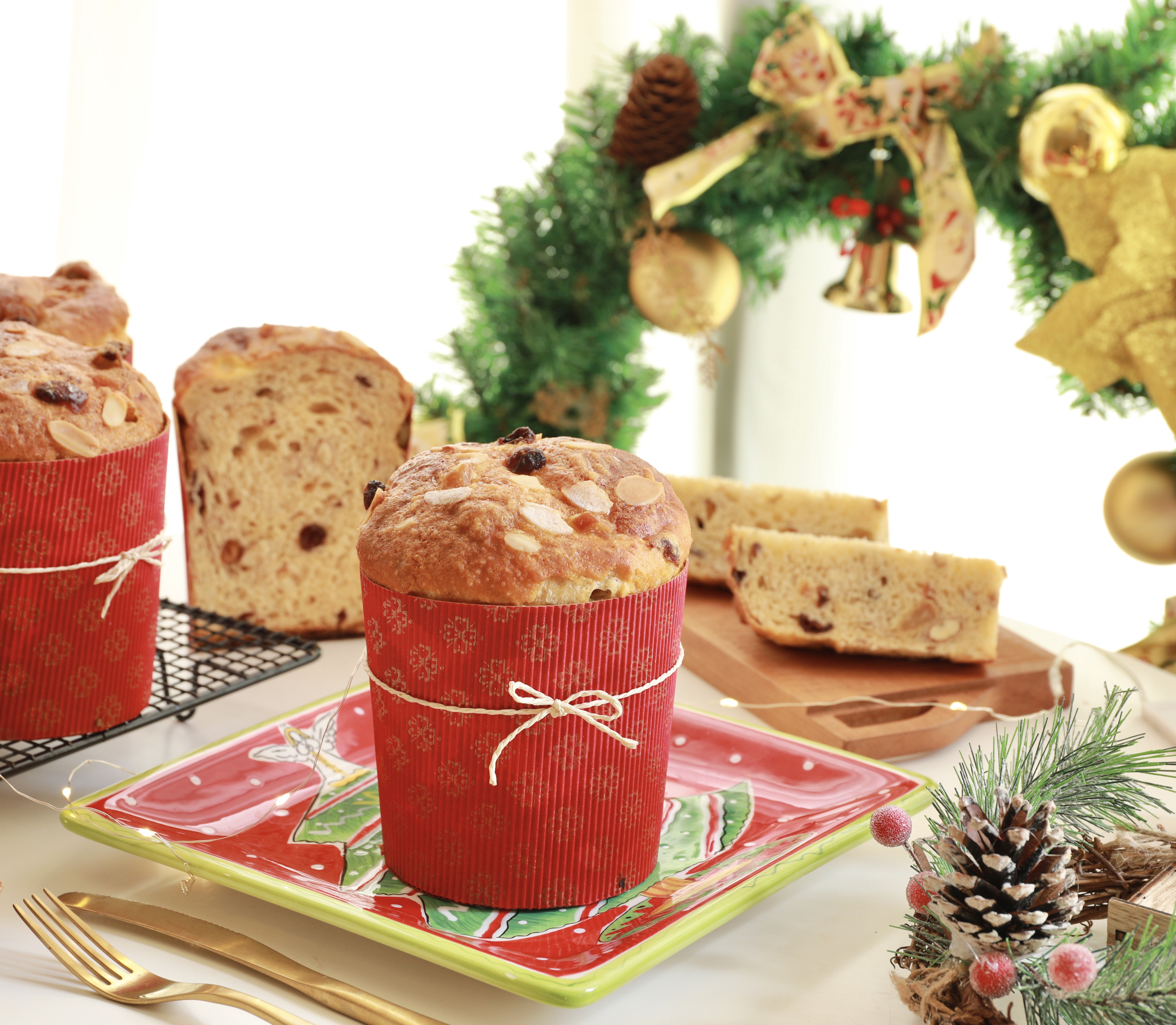 圣诞面包～潘娜托尼Panettone * 博世厨师机的做法