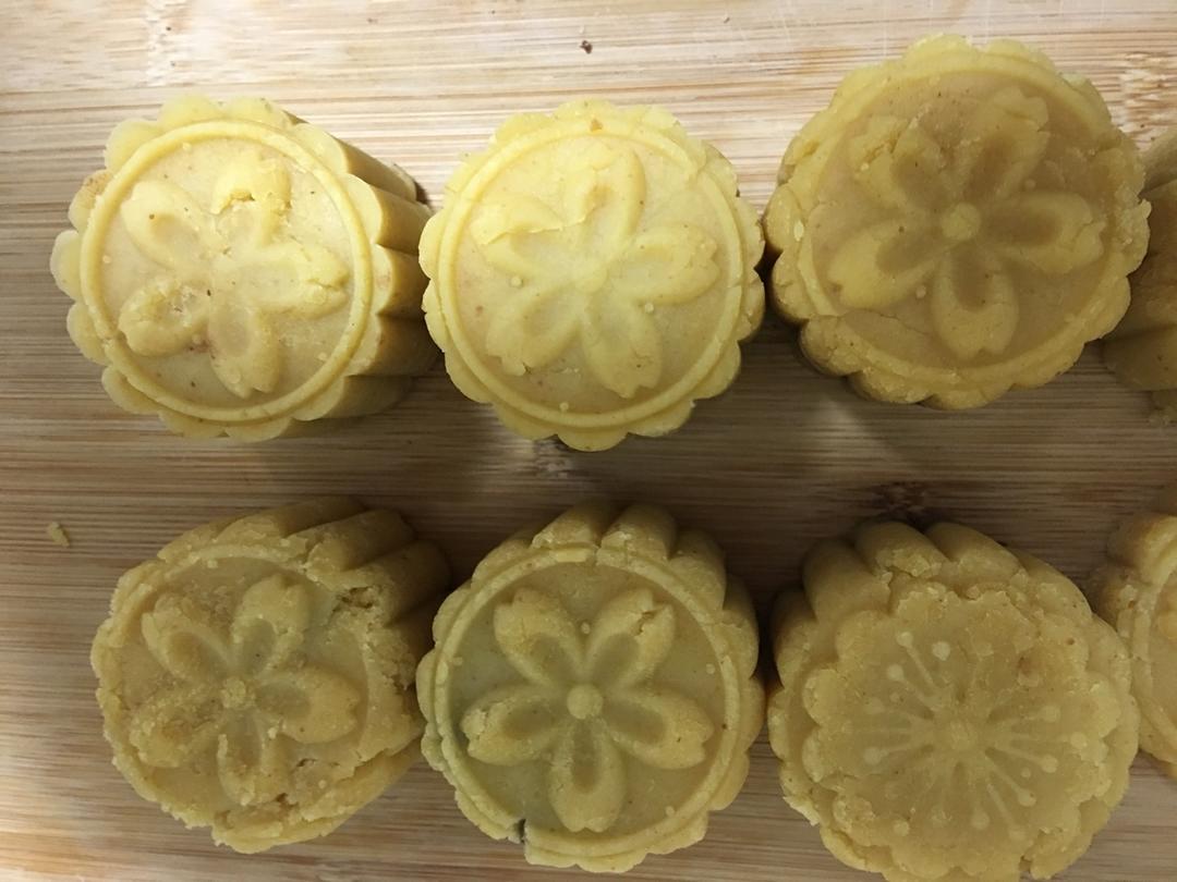豆沙馅绿豆糕
