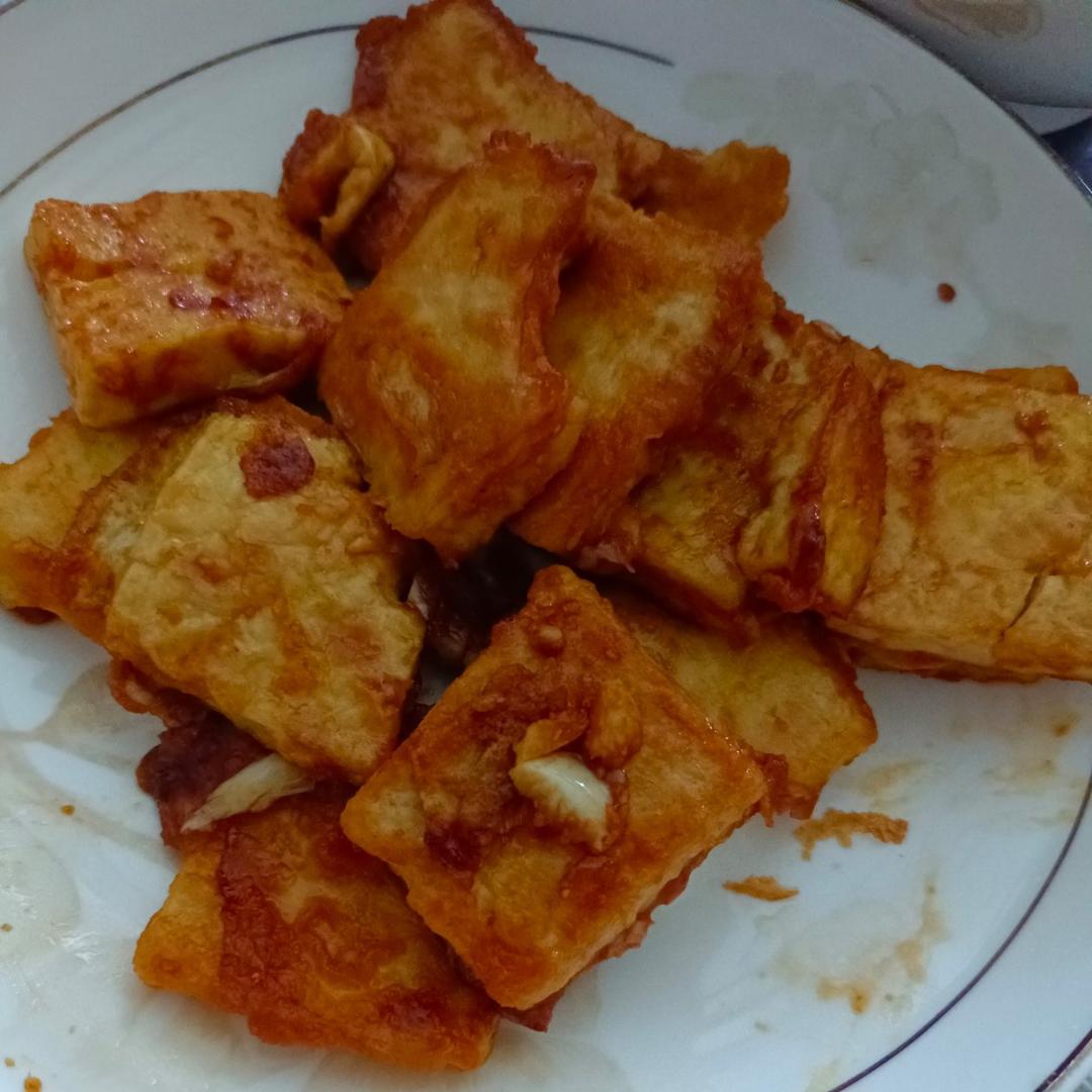 茄汁香煎脆皮豆腐 🤤外酥里嫩