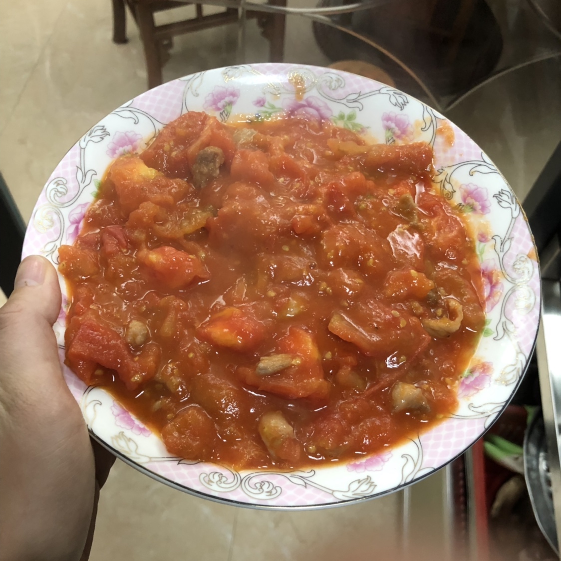 西红柿炒猪肉